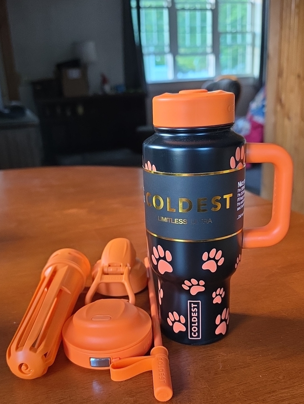 Coldest 24 oz Limitless Bottle - Pumpkin Paws